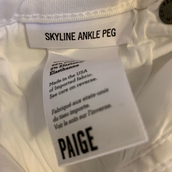PAIGE skinny ankle peg jeans size 31, brand new - Picture 2 of 6